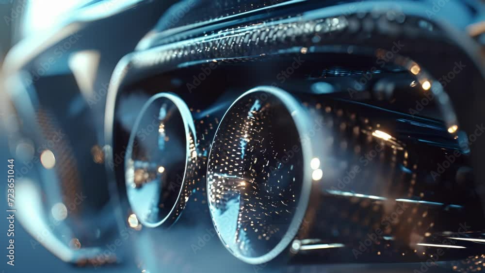 Vidéo Stock Extreme closeup of the exhaust valves opening and closing