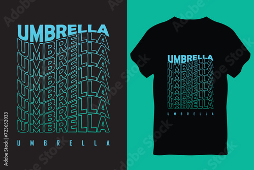 Wavy Text Effect T-Shirt Design Vector