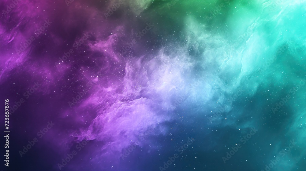 Colorful and vivid abstract of a nebula in space, with star-like details adding to the cosmic theme