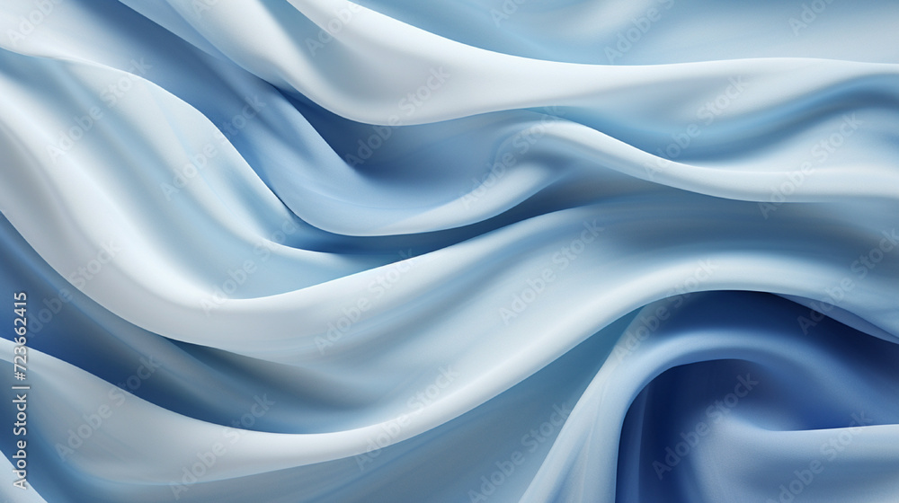 Obraz premium Abstract Fabric Waves Textured Background