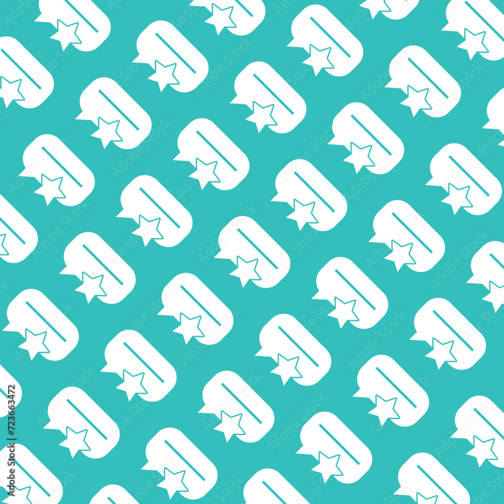 Customer reviews, rating, user feedback seamless pattern background