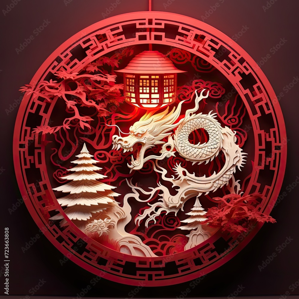 Naklejka premium Oriental Decoration