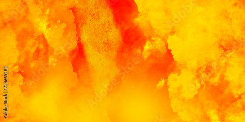Yellow burnt orange red fiery golden brown black abstract background for design. Hot fiery orange red and yellow background design,