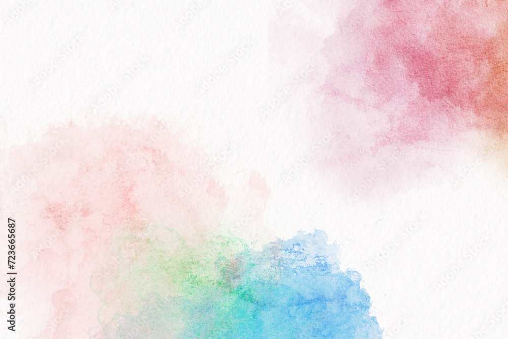 Watercolor abstract colourful texture
