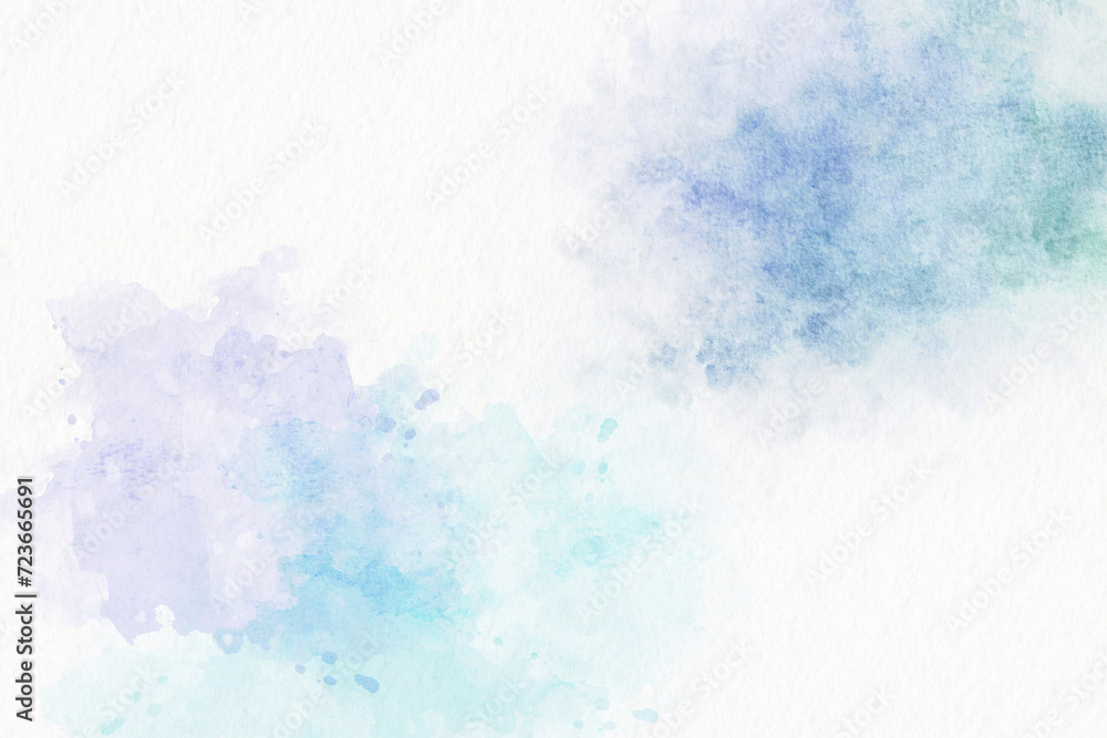 Watercolor abstract blue background Watercolor abstract blue background