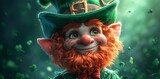 Leprechaun in a Bow Tie: A Cute and Creative Image for St. Patrick's Day Generative AI