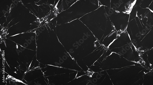 ひび割れたガラスのイラスト