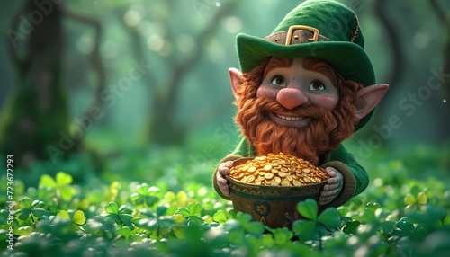 Leprechaun's Gold Rush: A Shamrock-Filled Adventure Generative AI © Satyam