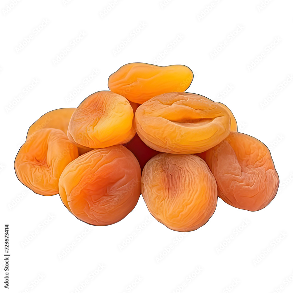 dried apricots isolated on white dried apricots isolated on white