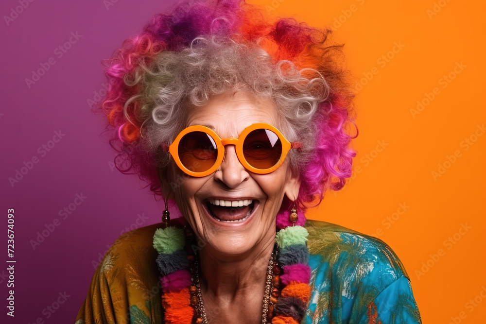 Vibrant and Chic: Kaleidoscope of Color on Elegant Senior Ambassador Vibrant and Chic: Kaleidoscope of Color on Elegant Senior Ambassador