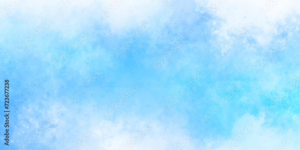 Sky blue realistic illustration before rainstorm.realistic fog or mist sky with puffy soft abstract hookah on,gray rain cloud.fog effect smoke exploding background of smoke vape brush effect.
