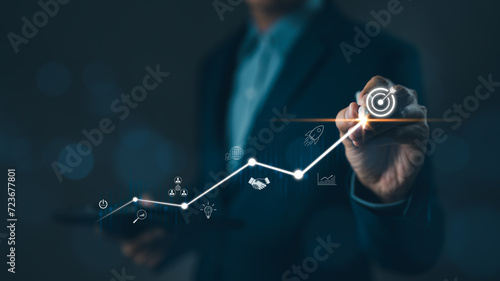 Konstfotografi Business startup and investment goals concept