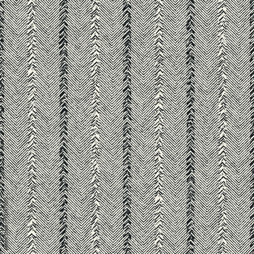 Monochrome Irregularly Textured Herringbone Pattern