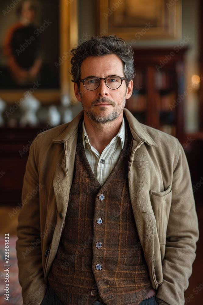 portrait of man in glasses portrait of man in glasses