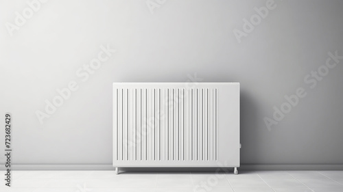 Wallpaper Mural radiator battery heating on the background of the wall Torontodigital.ca