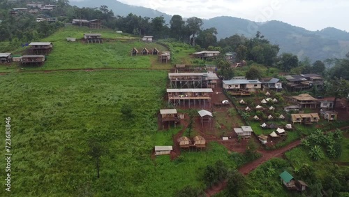 Huai Kup Kap Village Homestay is located on a lush mountain ridge Located in Chiang Mai northern Thailand