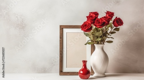 bouquet of red roses