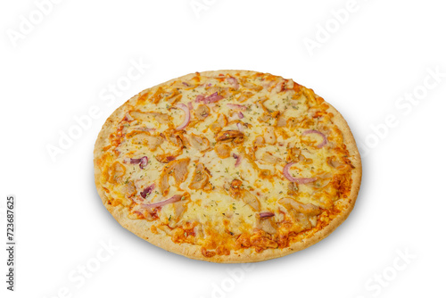 pizza, food, cheese, isolated, italian, mozzarella, tomato, dinner, meal, snack, crust, baked, white, pepper, pepperoni, ham, tasty, salami, lunch, delicious, dough, fast food, isolated background