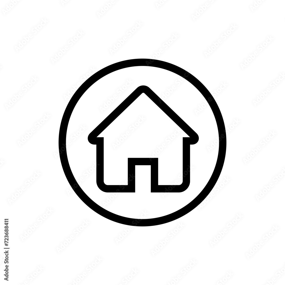 Homepage icon vector. House illustration sign. Home symbol. Building logo. Homepage icon vector. House illustration sign. Home symbol. Building logo.