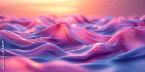 Pink Waves of Love  A Celebration of Pride Month Generative AI