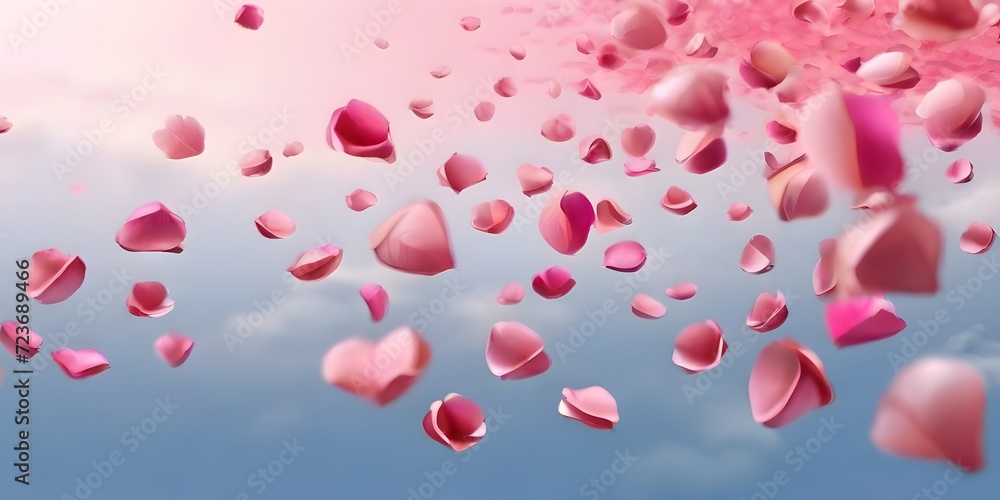 pink water drops Minimal style. Pink rose petals set on pastel pink background.
pink water drops Minimal style. Pink rose petals set on pastel pink background.