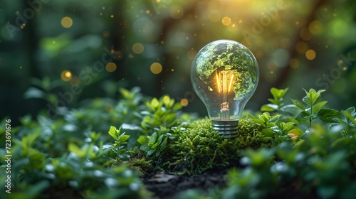 Eco-Friendly Lighting: A Glowing Idea for Earth Day Generative AI
