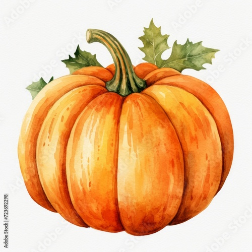 pumpkin watercolor
