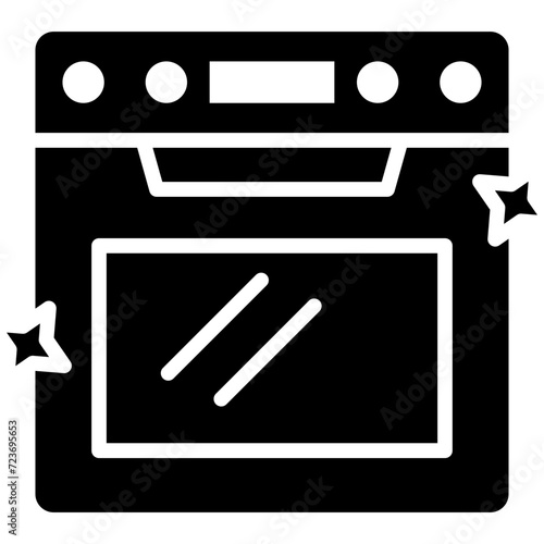 Cleaning Oven Icon