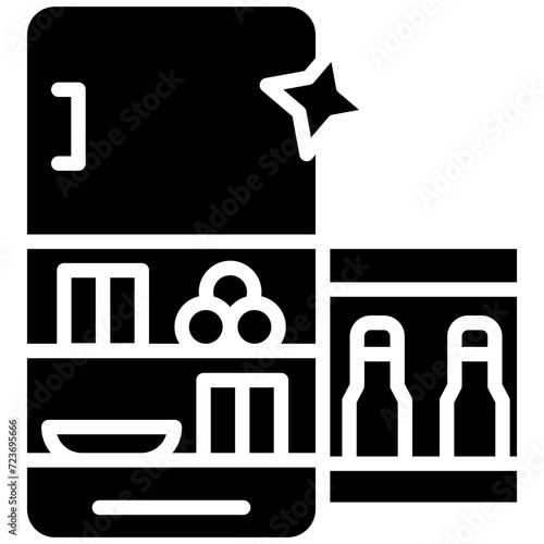 Cleaning Refrigerator Icon