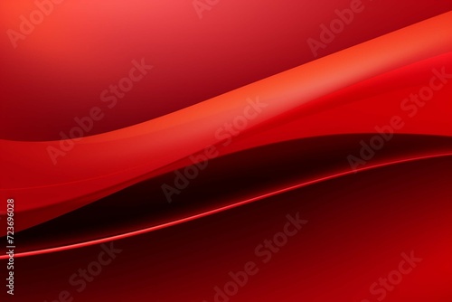 Abstract red background with stripes and space