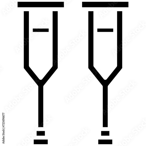 Crutches Icon