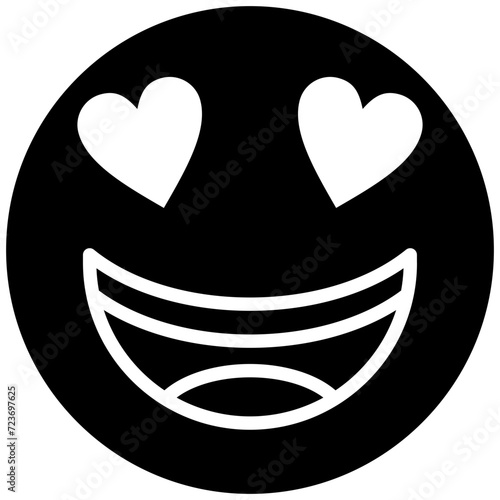 Smiling Face with Heart Eyes Icon