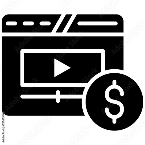 Video Monetization Icon