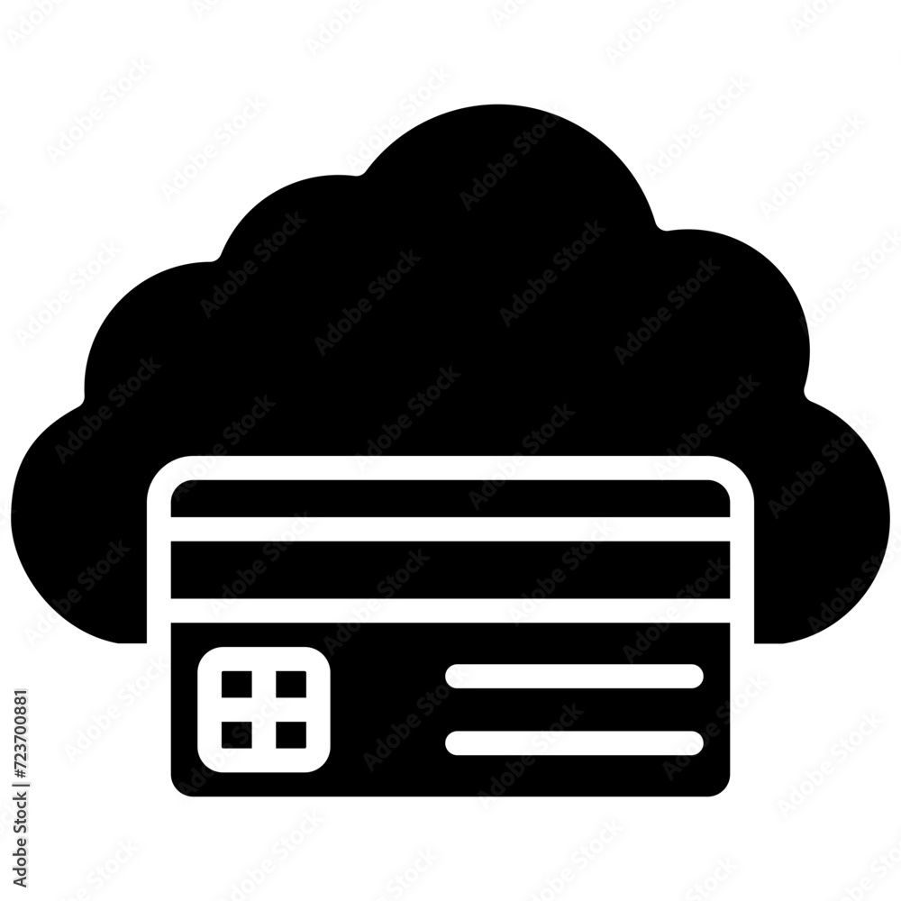 Cloud Payment Icon Cloud Payment Icon