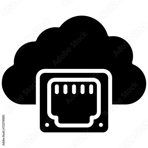 Cloud Ethernet Icon