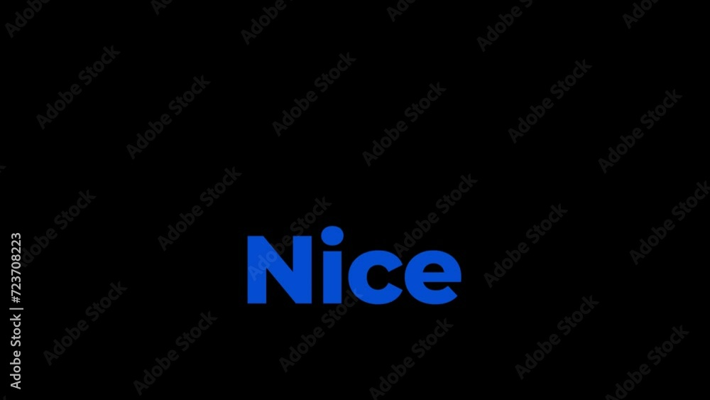 Nice text Animation with transparent background Nice text Animation with transparent background