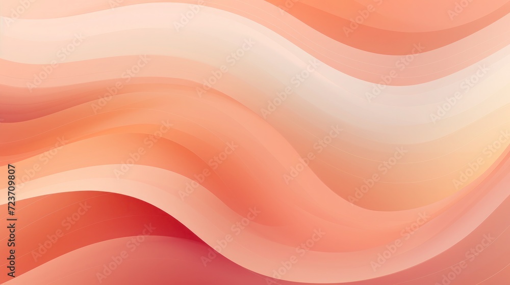 Abstract wavy pattern in peach crush colors, monochrome paper background Abstract wavy pattern in peach crush colors, monochrome paper background