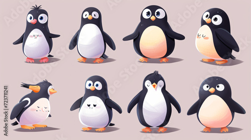 Cute Penguin Characters