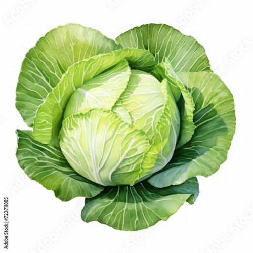 cabbage watercolor 