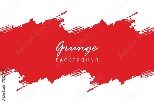 White and red abstract grunge background.