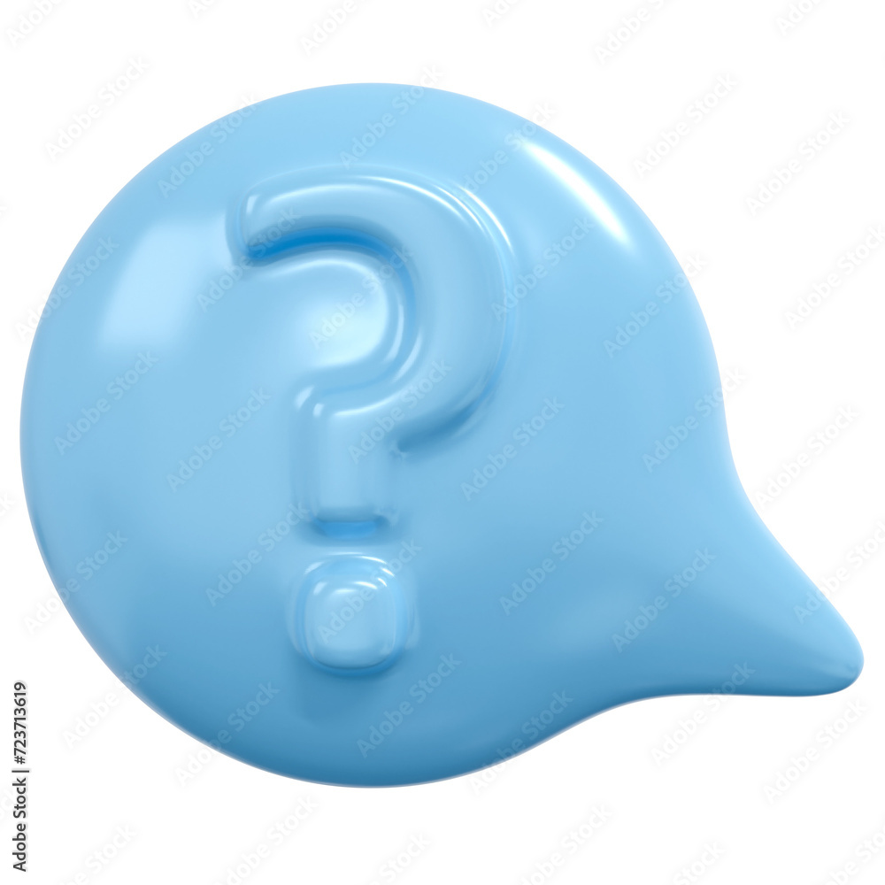 customer service speech bubble question converse communication 3d