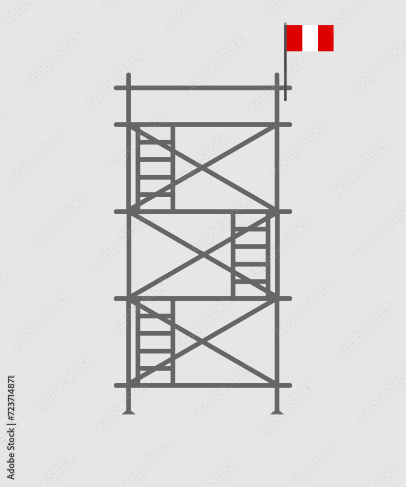 scaffold, isolated, background, construction, white scaffold, isolated, background, construction, white