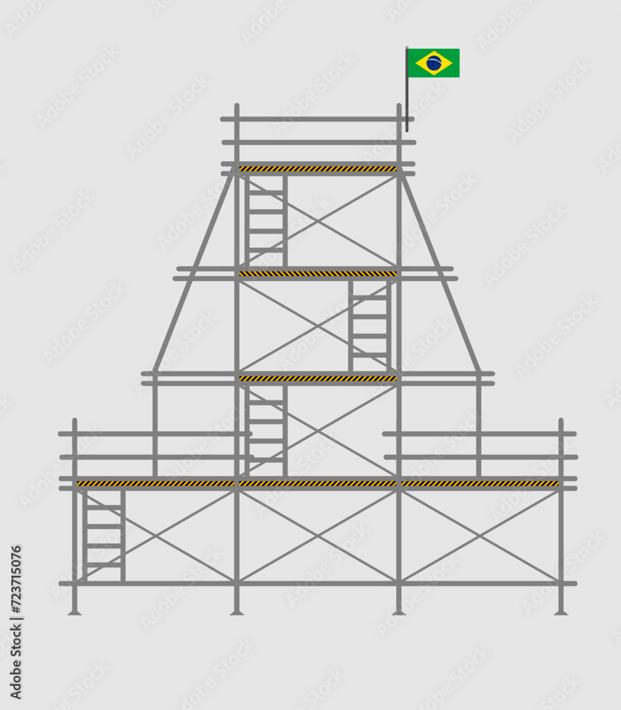 scaffold, isolated, background, construction, white scaffold, isolated, background, construction, white