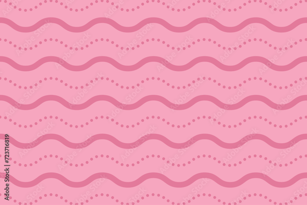 Abstract wavy pink lines background