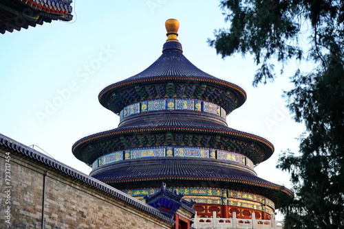 Wallpaper Mural Tiantan Sky Temple in the evening. A traditional Chinese complex. Torontodigital.ca