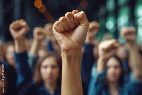 Fist in the Air - A Rallying Cry for Women's Rights Generative AI