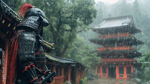 Samurai in the Rain: A Japanese Warrior's Journey in the Modern World Generative AI