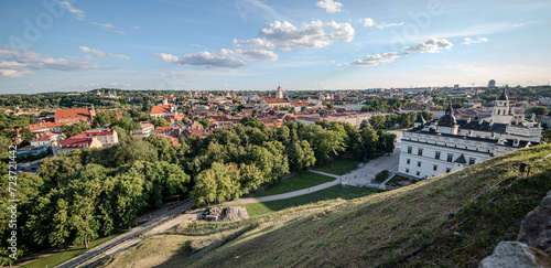 Fototapeta Naklejka Na Ścianę i Meble -  Blick auf das Zentrum von Vilnius