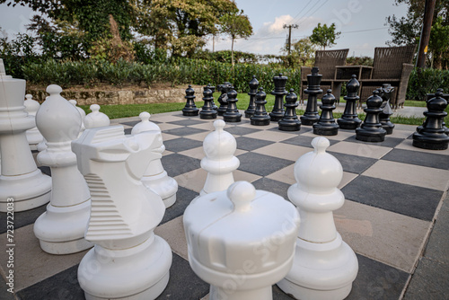 outdoor Schachfiguren
