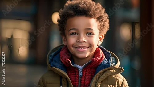 In the seventh image, theres a young biracial boy, his youthful eyes and innocent smiles masking the intersectional adversities he faces due to his mixed racial identity. His youthful spirit photo